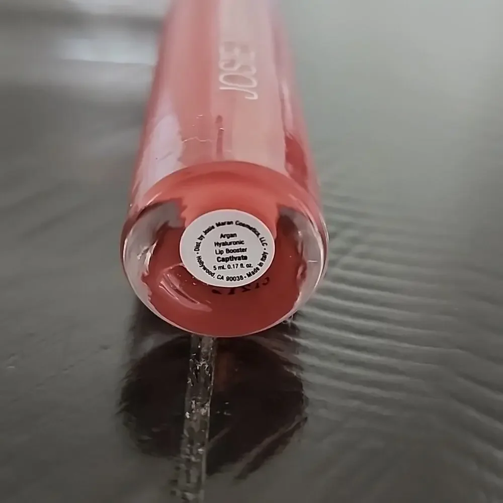 JOSIE MARAN Lip Gloss Argan Hyaluronic Lip Booster Captivate Full Size